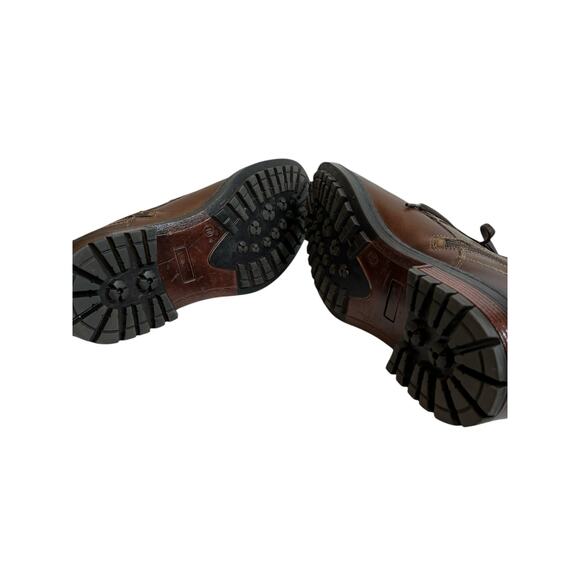 Reserved Footwear Brown Leather Ankle Boot Men's Size 10 - Picture 16 of 16